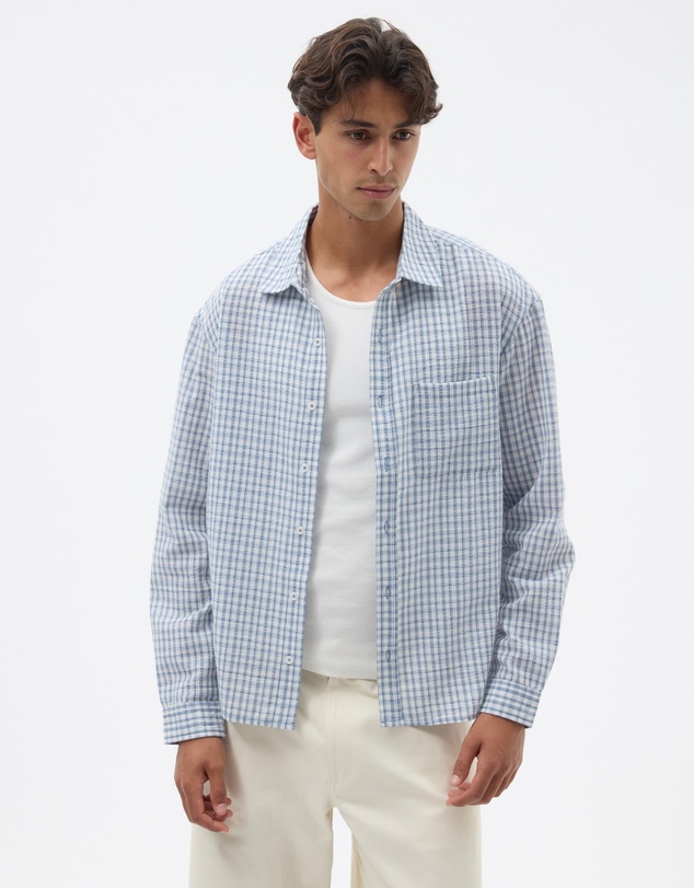 AERE - Relaxed Cotton Check Shirt