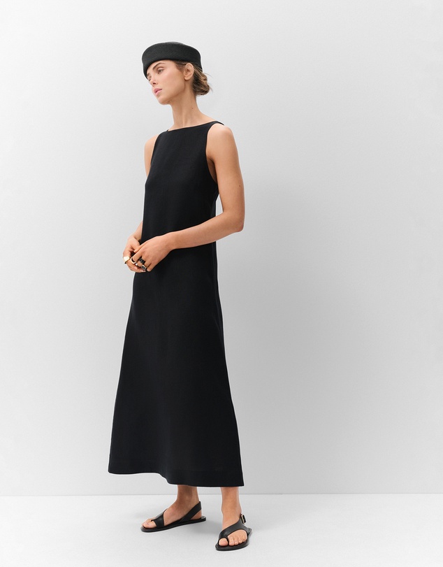 UNISON - Linen Sleeveless Maxi Dress