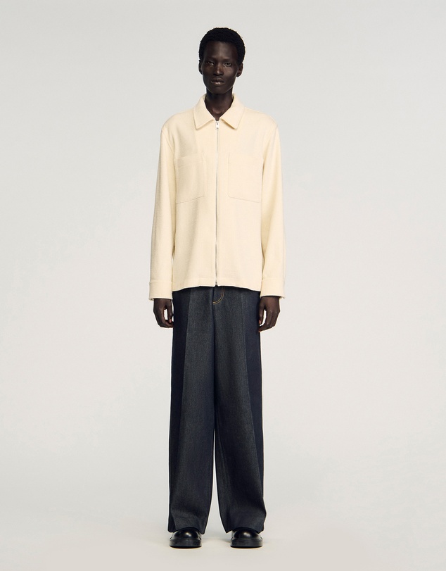 Sandro - Bonnie Zip Jacket Shirt