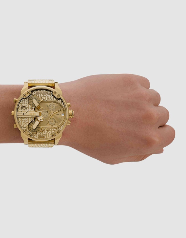 Diesel - Mr. Daddy 2.0 Gold Tone Chronograph Watch