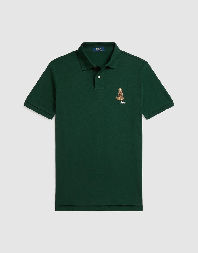 Polo Ralph Lauren - Custom Slim Fit Dog-Embroidered Polo - ICONIC EXCLUSIVE