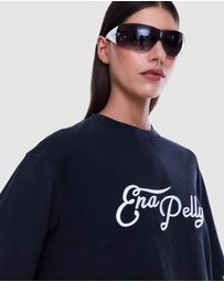 ENA PELLY - Mock Layer Long Sleeve Tee