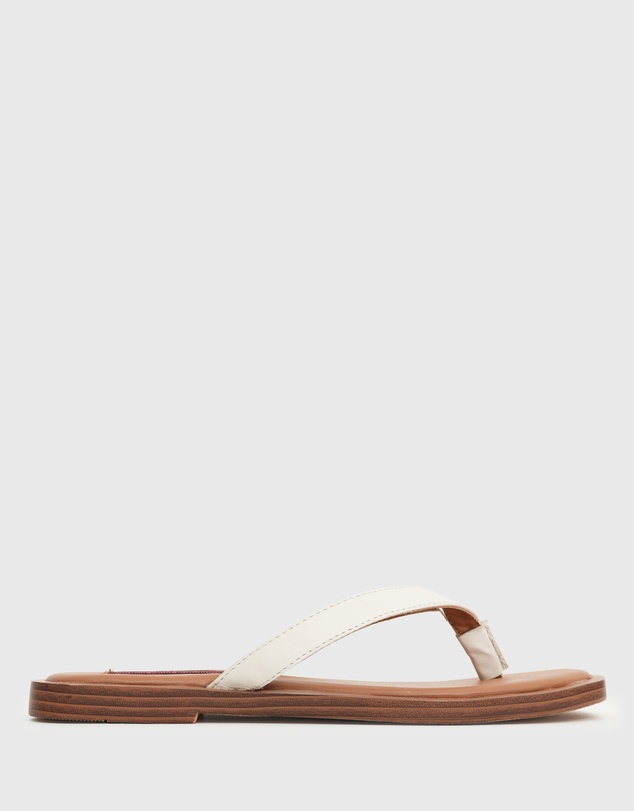 Betts - Crush Leather Thong Sandals