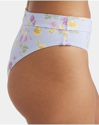 Roxy - Womens Wildflower Mid Bikini Bottom