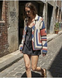 THE TALES - Hand Knitted Crochet Cardigan