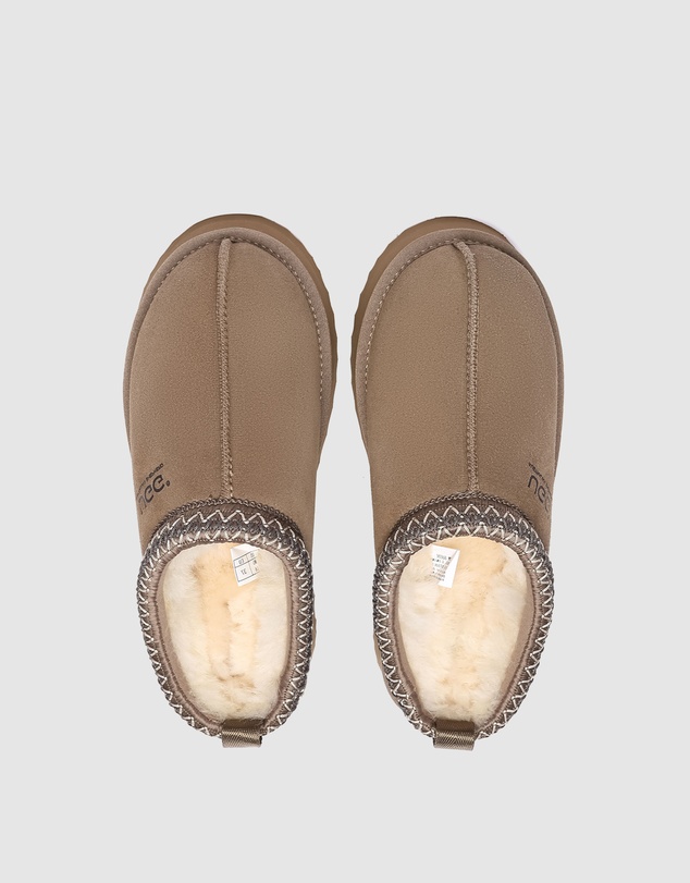 EVERAU - Australian Shepherd Ugg Tay Platform Cow Suede Upper House Shoes