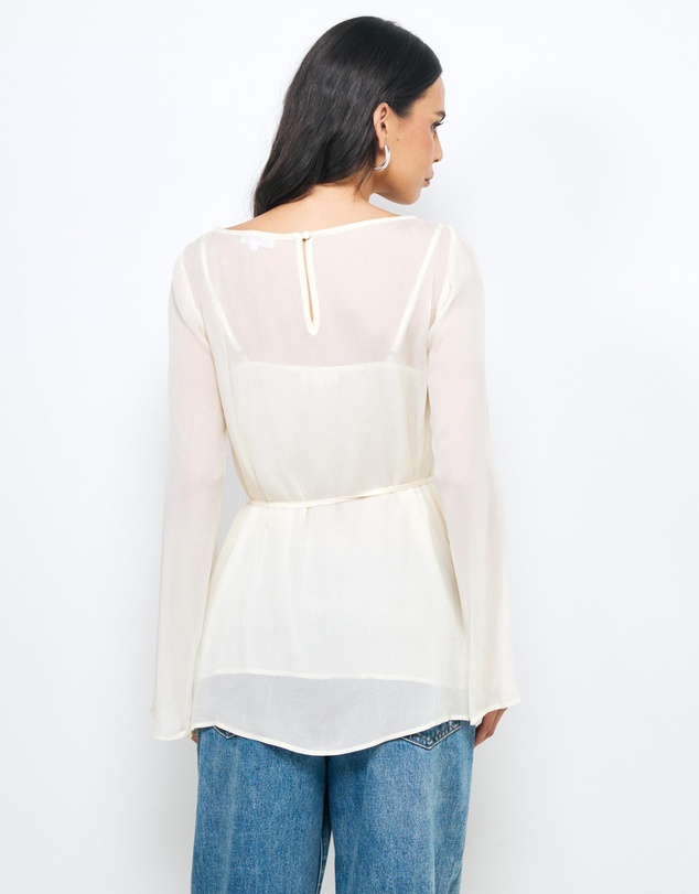 AERE - Donna Georgette Flowy Top