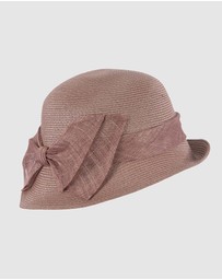 Max Alexander - Summer Taupe Cloche Hat