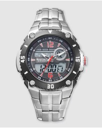 Maxum - Maverick Stainless Steel Ana Digi Watch