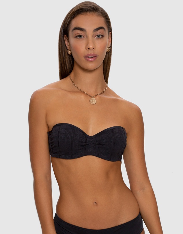 Aqua Blu Australia - Raven Bandeau Bikini Top