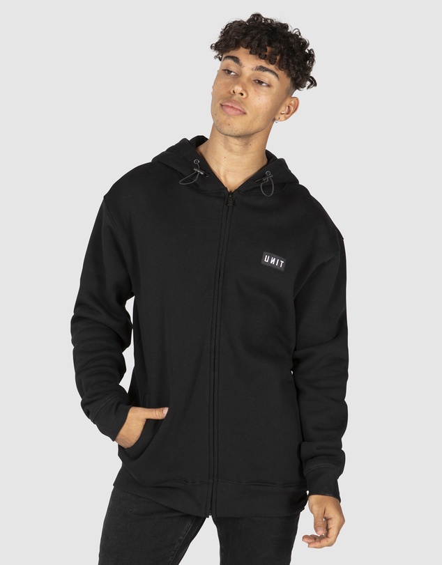 UNIT - UNIT Stack Mens Zip Thru Hoodie