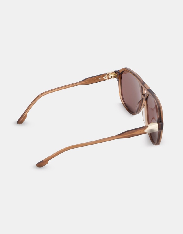 SABEN - Marlo Sunglasses Sheer Brown
