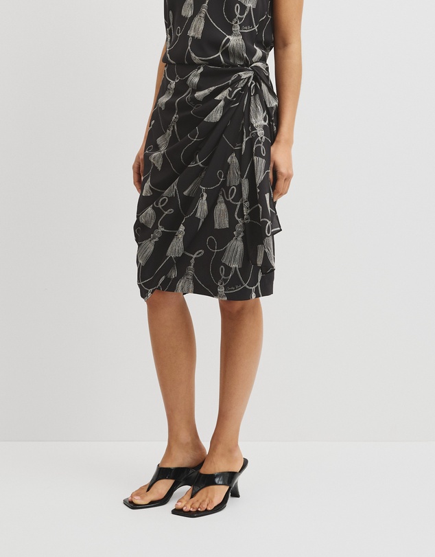 Country Road - Print Sarong Skirt
