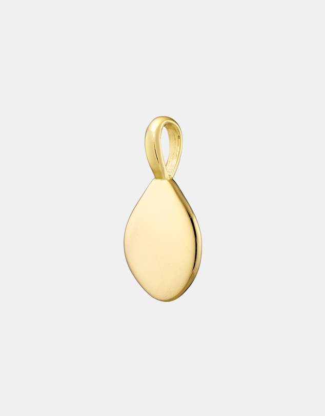 Zoe Olivia - 14K Gold Vermeil Cubic Zirconia Disc Charm