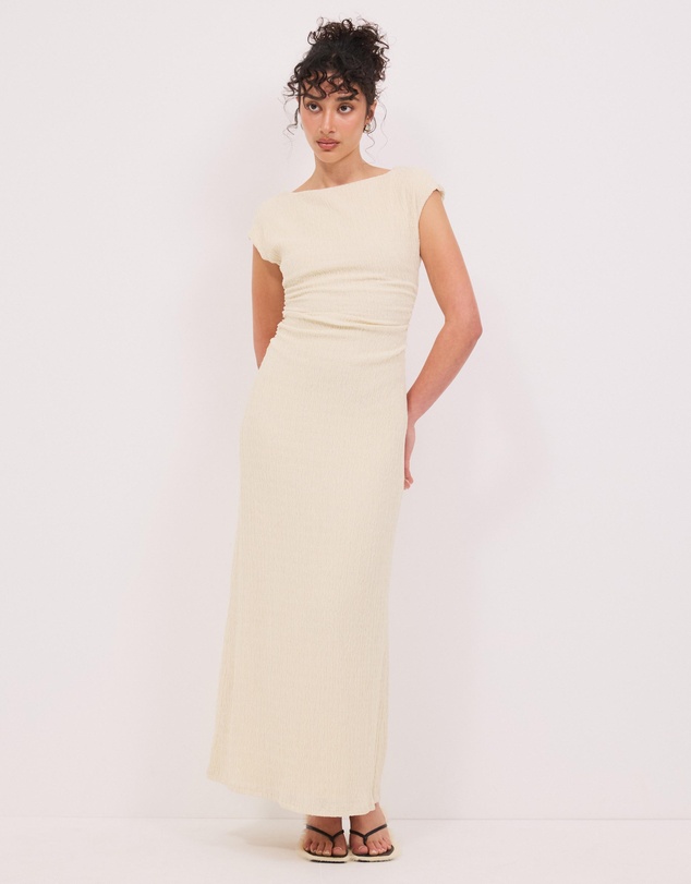 Calli - Grace Textured Jersey Maxi Dress