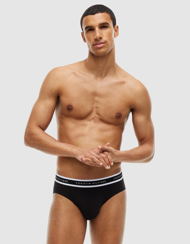 Tommy Hilfiger - 3-Pack Signature Repeat Logo Waistband Briefs