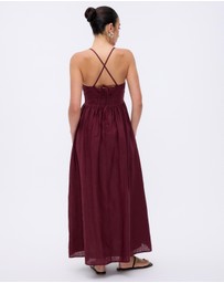 Minima Esenciales - Sage Linen Midi Dress
