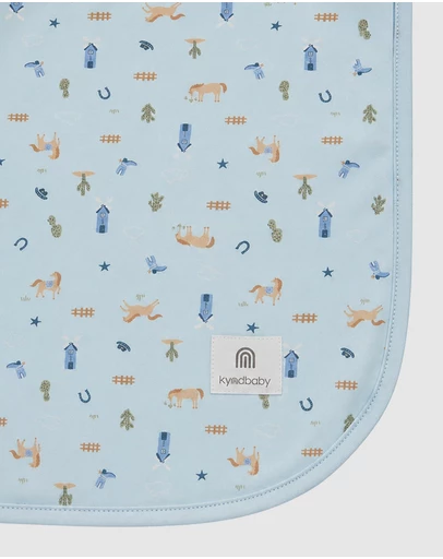 Kynd Baby - Large Stretchy Swaddle in Country Blue