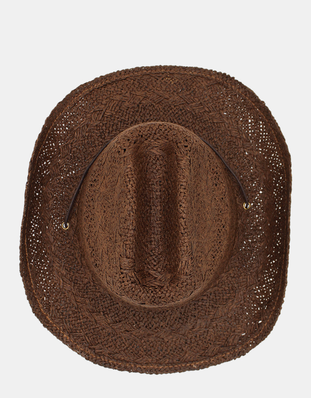 Morgan & Taylor - Wylder Woven Straw Cowboy Hat in Brown