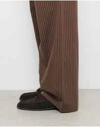AERE - Comfort Back Suede Loafers
