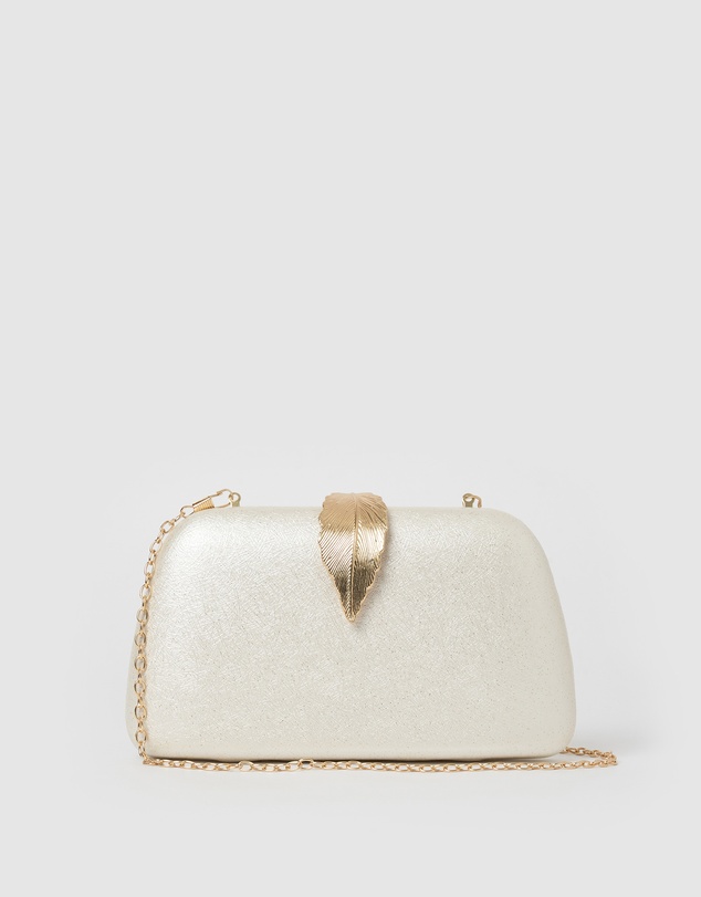 Izoa - Rebecca Clutch Ivory