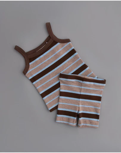 Tiny Trove - Vivi Cotton Rib Pointelle Set - Babies