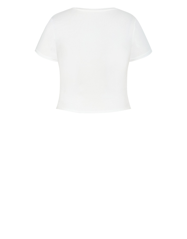 City Chic - Micro Palm Print Tee