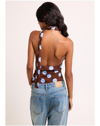 Alice In The Eve - Maya Halter Scarf Top