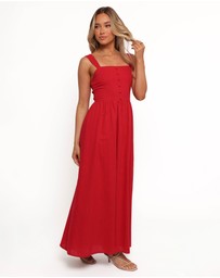 Petal & Pup - Caty Maxi Dress - Red