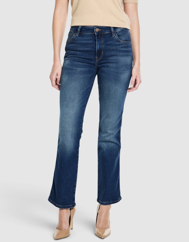 GUESS - Mid-Rise Sexy Straight Jeans