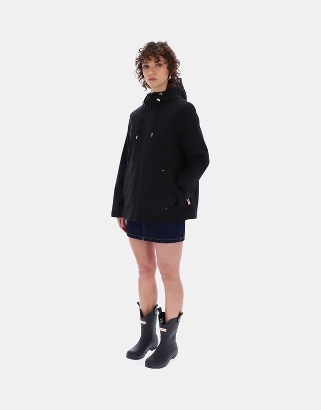 Hunter - Women’s Originals Lightweight Waterproof Jacket in Black