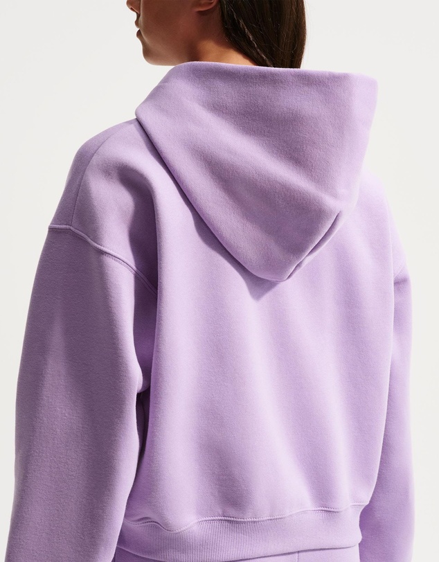Nike - Studio Oversized Fleece Full-Zip Hoodie - Teens