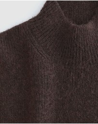 & Other Stories - Wool Bib Collar Top