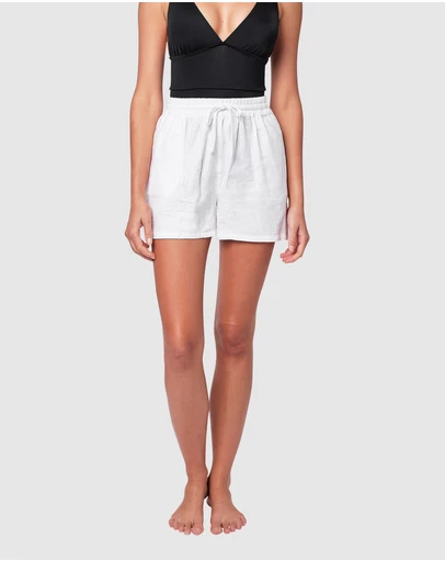 UNE PIECE - Linen Palazzo Shorts