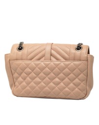 Pre-Loved by Azura Reborn - Pre-Loved Medium Sheepskin Triquilt Monogram College Bag