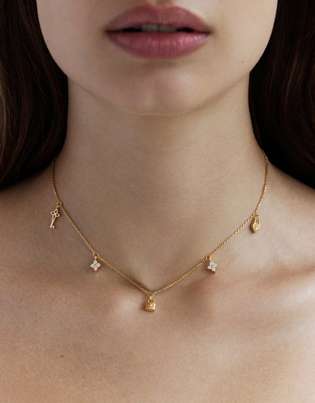 By Charlotte - Love Unlocked Charm Choker