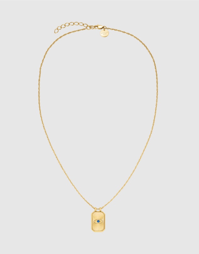 Rosefield - Evil Eye Amulet Gold-Tone Necklace