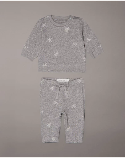 Calvin Klein Jeans - Newborn Logo Sweatsuit Set