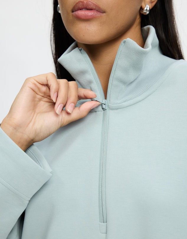 adidas Sportswear - Soft Lux Quarter Zip Top