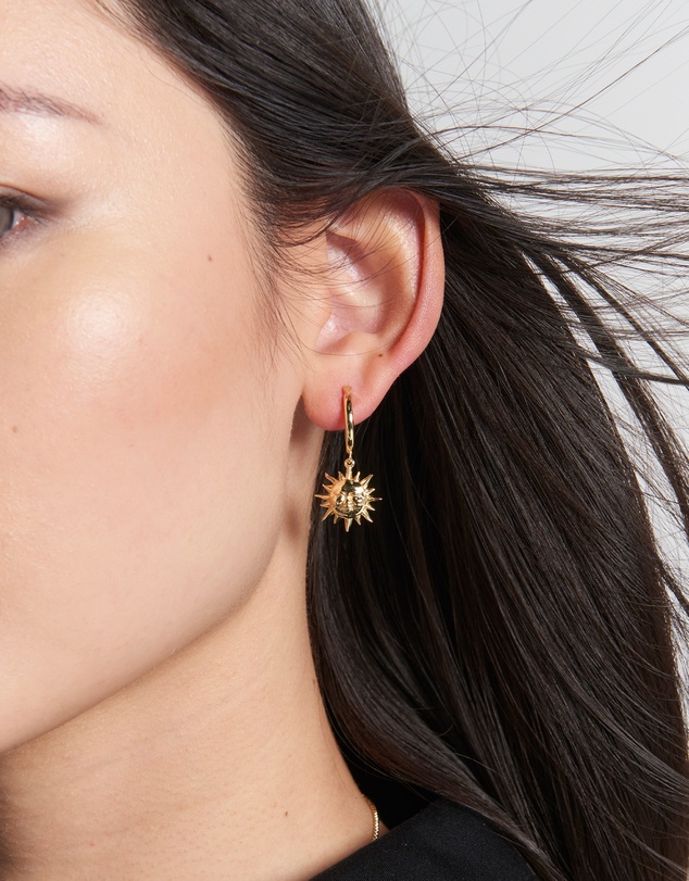 Karen Walker - Sun & Moon Hoops