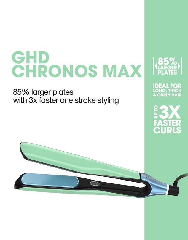 ghd - NEW chronos max Limited Edition Wide Plate Hair Straightener in Jelly Mint