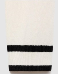M.N.G - Cardigan With Contrasting Stripes