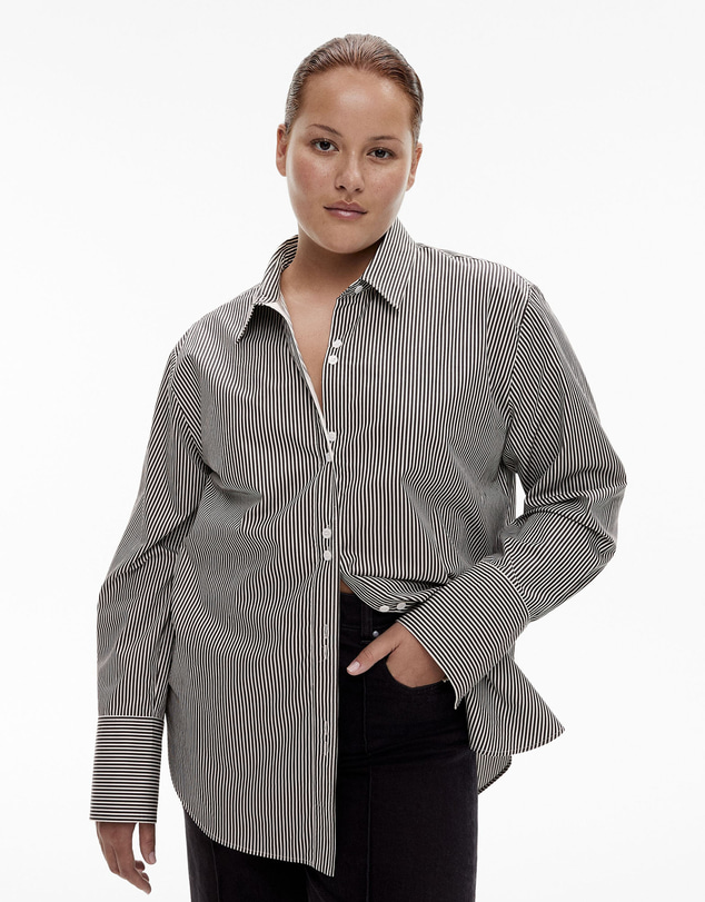 Witchery - Cotton Stripe Relaxed Shirt
