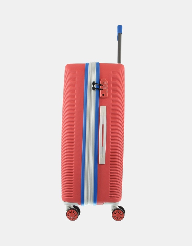 GAP - GAP Stripe Large Hard Shell with Mini Beauty Case Set + Leather Tag