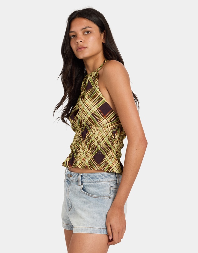 RVCA - Womens Harper Halter Tank Top