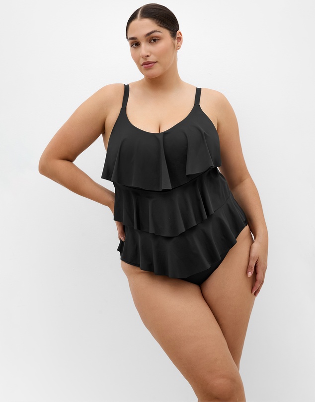 City Chic - Azores Tiered 1 Piece