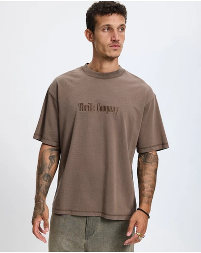 Thrills - Primitive Box Fit Oversize Cropped Tee