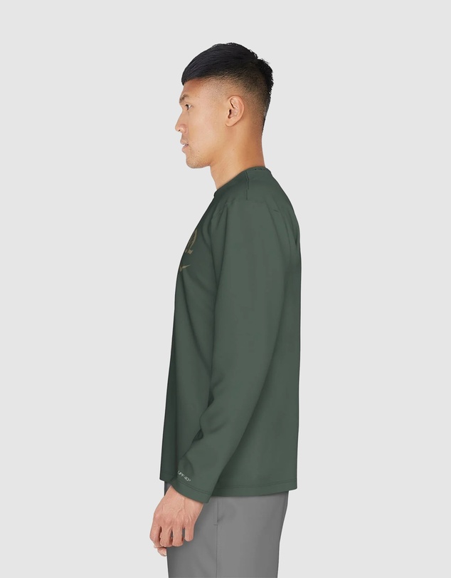 Nike - Gothic Letter Long Sleeve Hydroguard Top