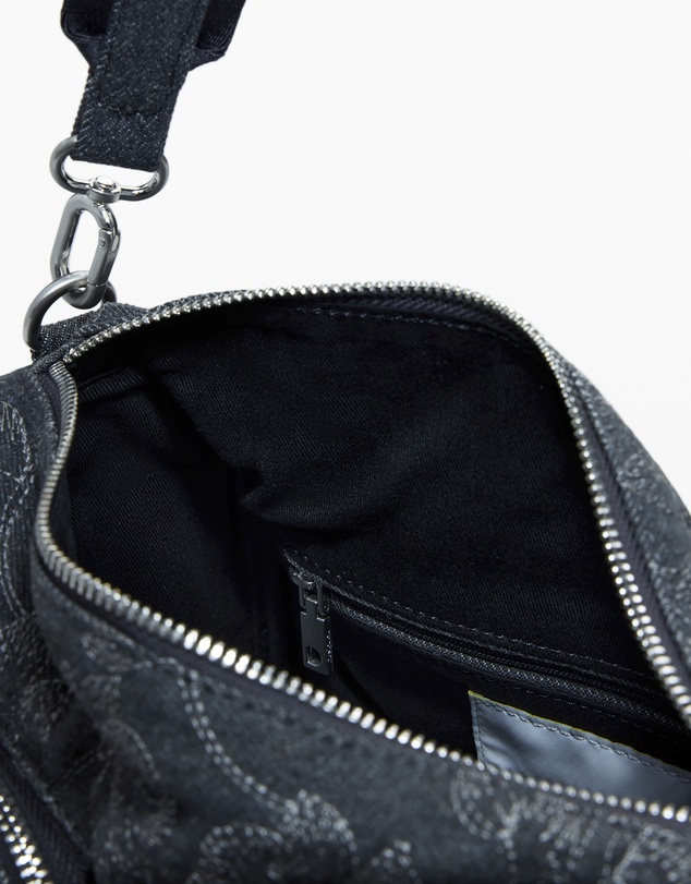 Desigual - Medium Pocket Embroidered Denim Bag