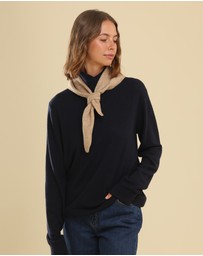 Morgan & Taylor - Katrina Triangle Scarf in Beige